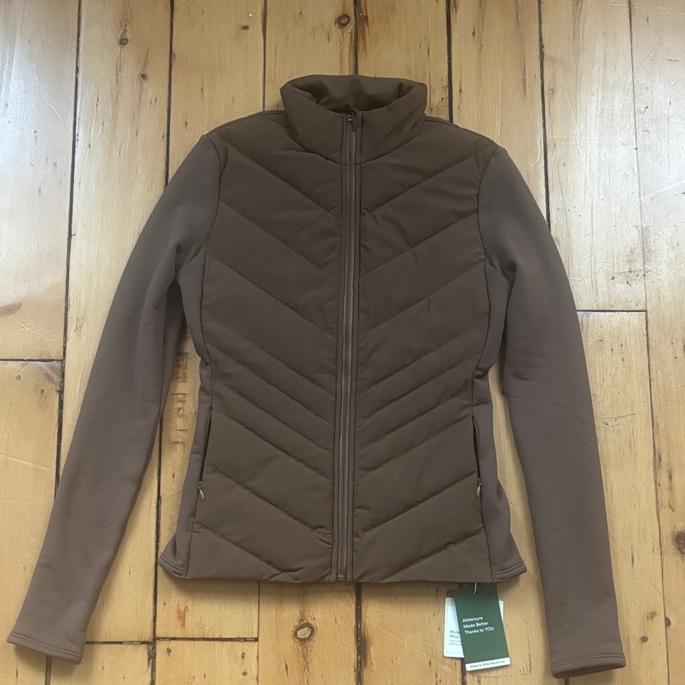 HALARA Women's Brown Puffer Jacket
